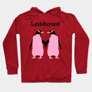 Lesbian Penguins  LESBIHONEST Hoodie